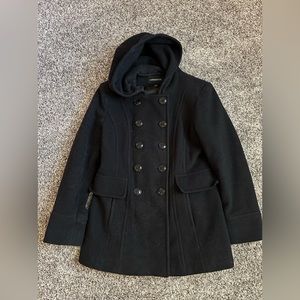 Women’s London Fog Double Breasted Wool-blend Pea Coat